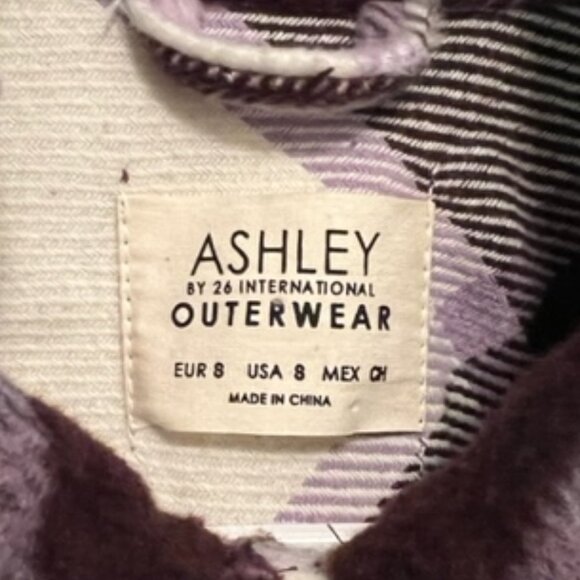 Ashley by 26 international plaid flannel Jacket - Picture 6 of 6